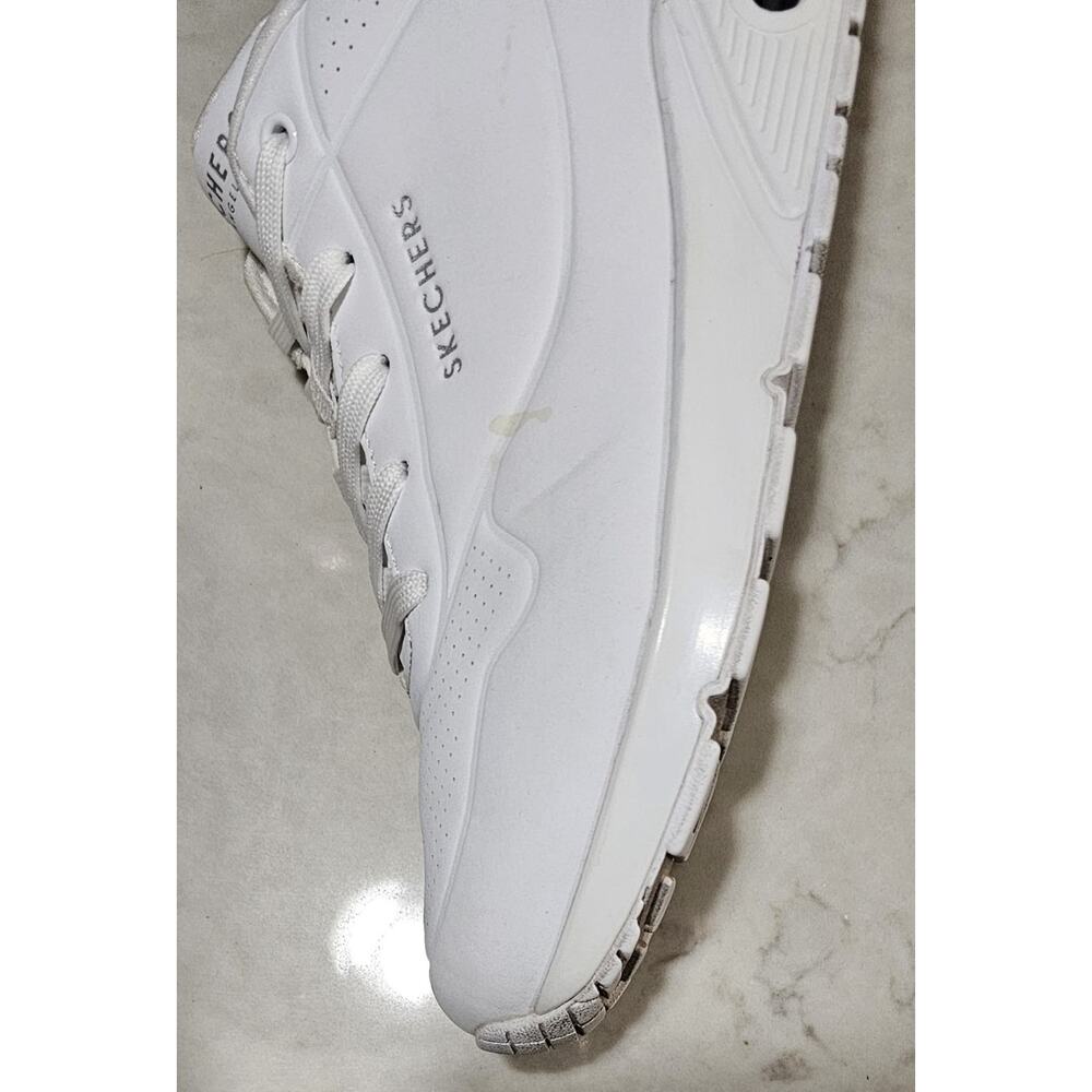 Skechers Uno Stand On Air White Sneakers Women's Size 9 Style 73690-W - Picture 7 of 13